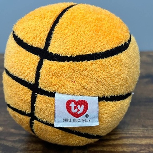 TY Pluffies TyLux 2005 Basketball Plush - Picture 2 of 4